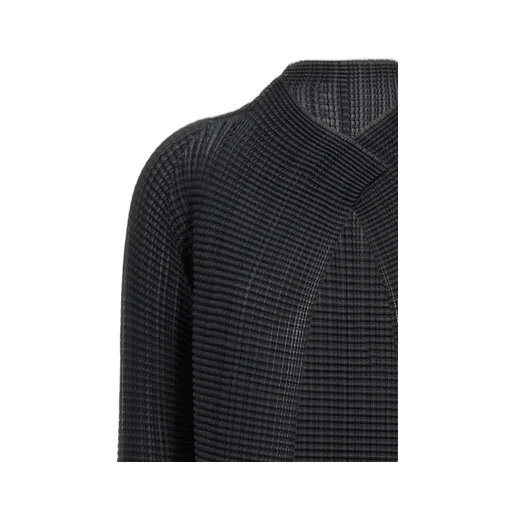 Wooly Pleated Cardigan