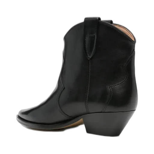 Chunky Heel Ankle Boots