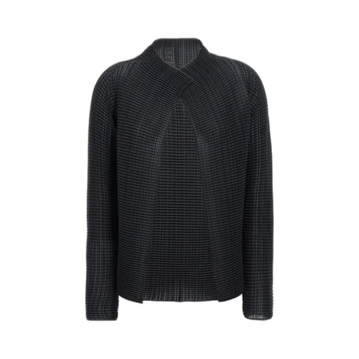 Wooly Pleated Cardigan