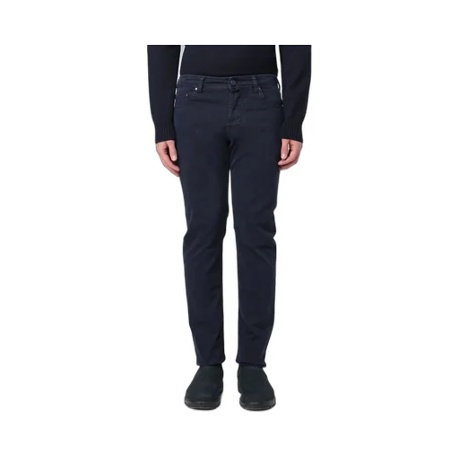 Logo-Patch Straight-Leg Jeans