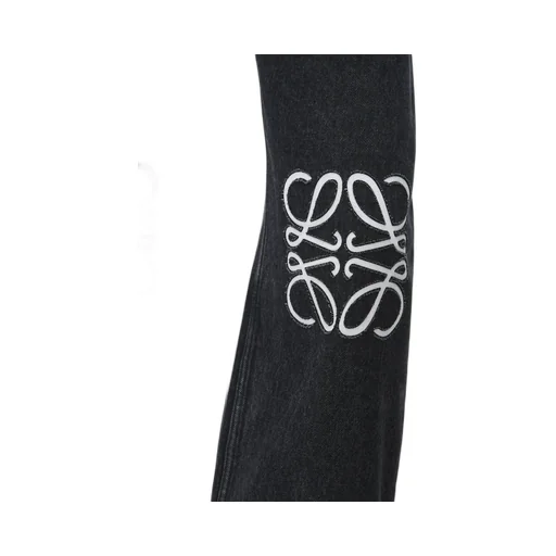 Logo Printed Straight-Leg Jeans