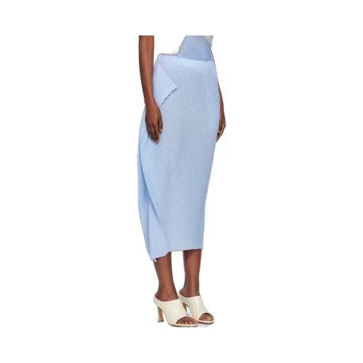 Soft Pleated Midi Skirt