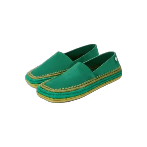 Rio Slipper In Suede And Raffia