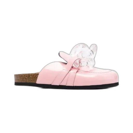 Chain-Linked Slip-On Loafer Mules