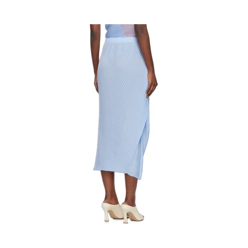 Soft Pleated Midi Skirt