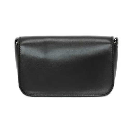 Logo Plaque Chain Detailed Shoulder Bag