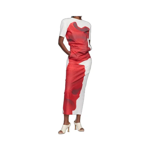 Knit As Represented Midi Skirt