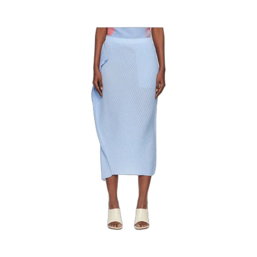 Soft Pleated Midi Skirt