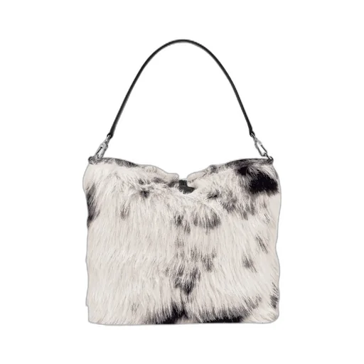 Le Roseau Faux-Fur Clasp Shoulder Bag