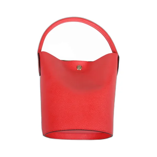 ÉPure Logo Embossed Small Bucket Bag