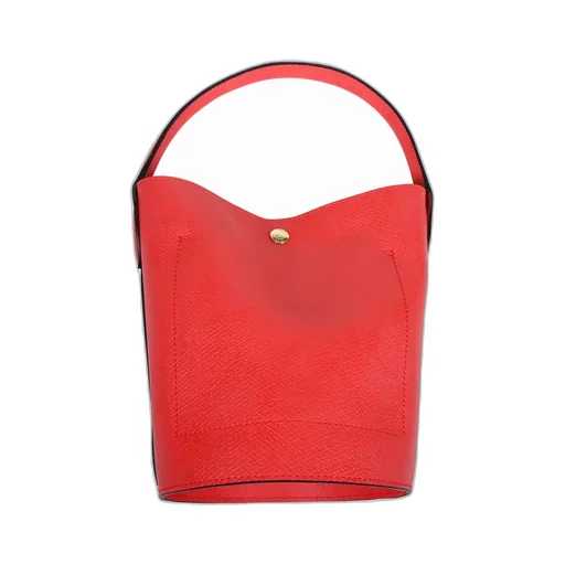 ÉPure Logo Embossed Small Bucket Bag