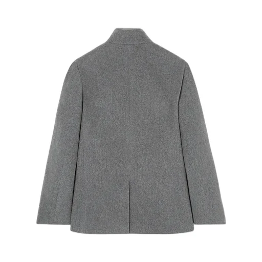 Mandarin Collar Patch Pocket Jacket