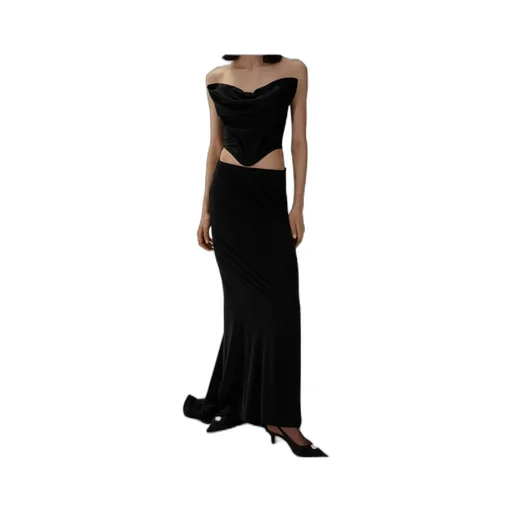Draped Satin Top