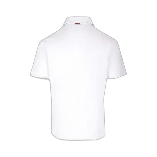 Short Sleeved Button-Detailed Polo Shirt