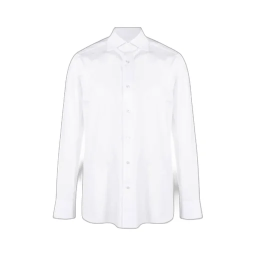 Button-Up Curved Hem Shirt