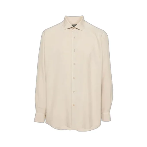 Long Sleeved Curved Hem Shirt