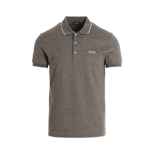 Logo-Embroidered Short Sleeved Polo Shirt
