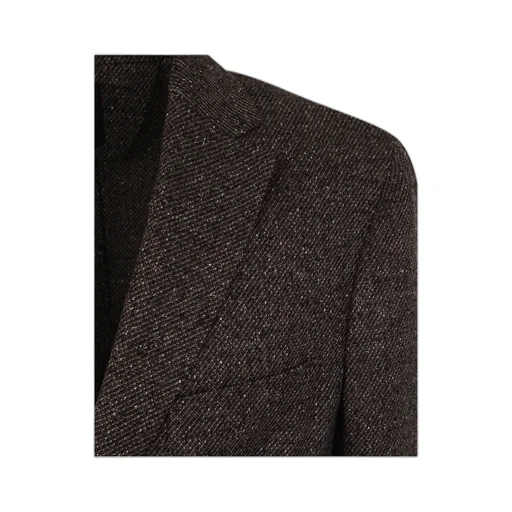 Single-Breasted Twill Blazer