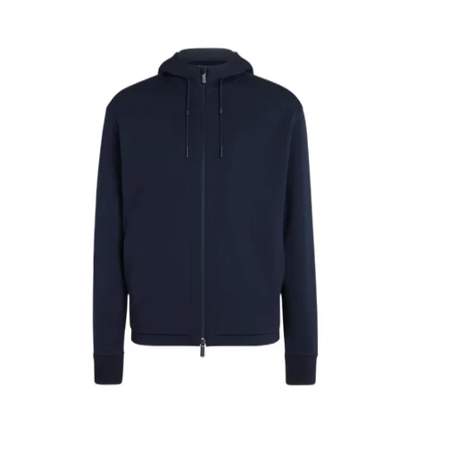 Zip-Up Drawstring Hoodie