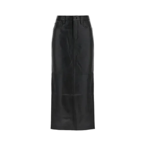 Straight Pencil Skirt With Belt Loops