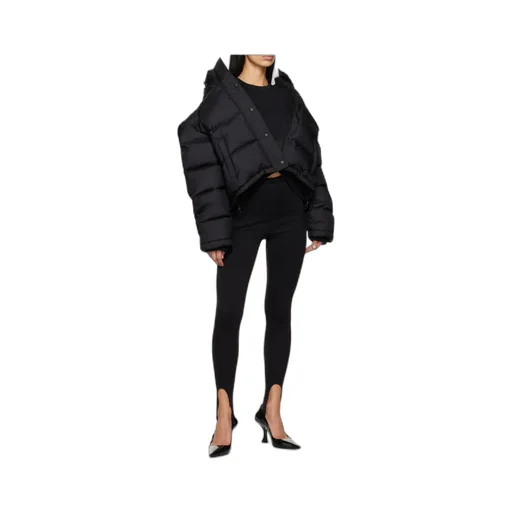 Hooded Quilted Down Jacket