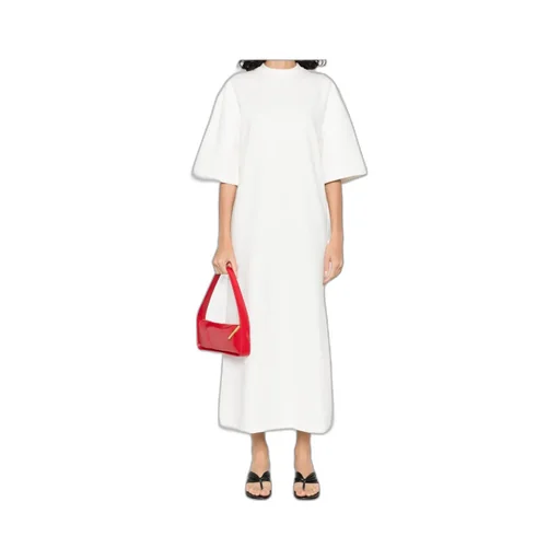 Back Slit Mid-Length Dress