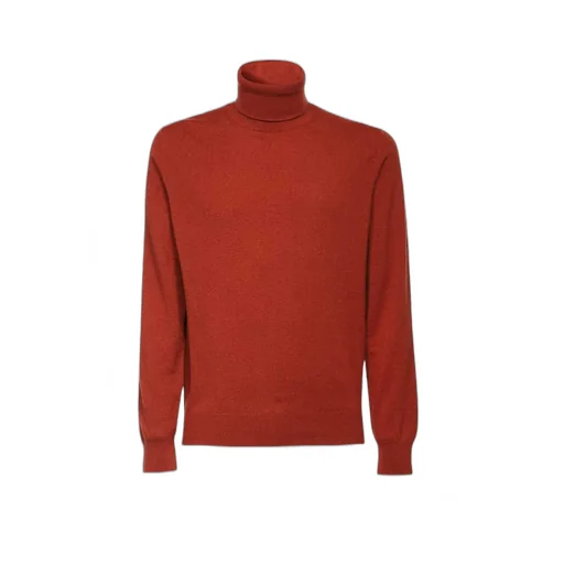 High-Neck Long-Sleeved Sweater