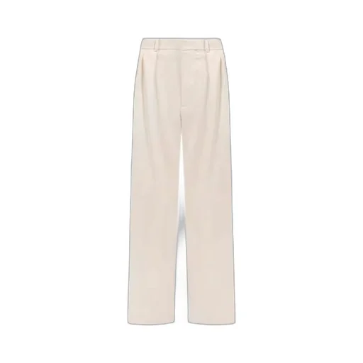 Ruffled Detail Casual Pants