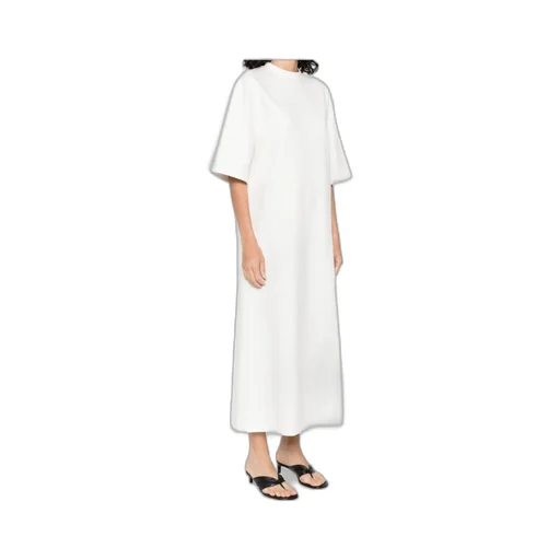 Back Slit Mid-Length Dress