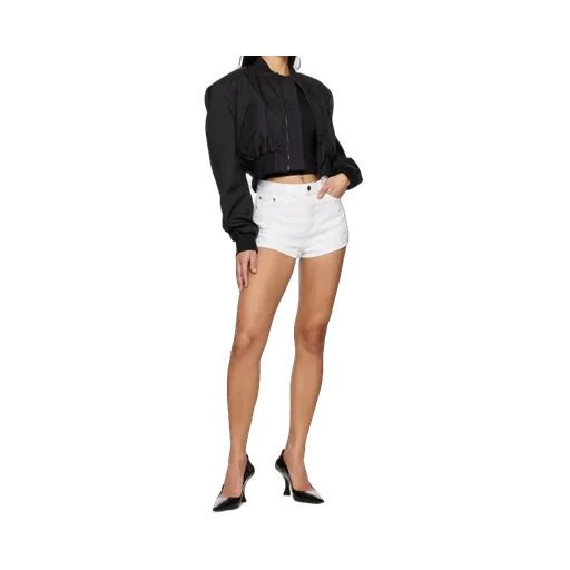 Non-Elastic Denim Shorts