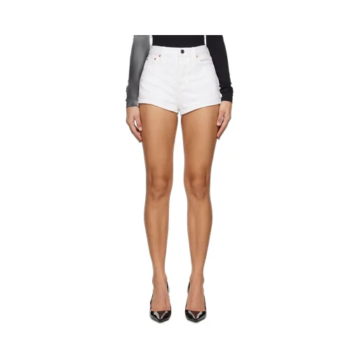 Non-Elastic Denim Shorts