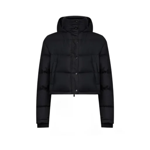 Hooded Quilted Down Jacket