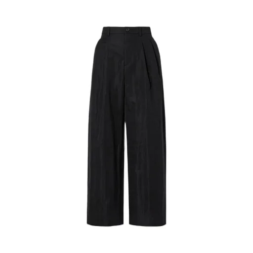 Wide-Leg Chino Trousers