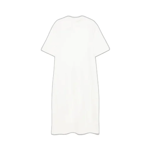 Back Slit Mid-Length Dress