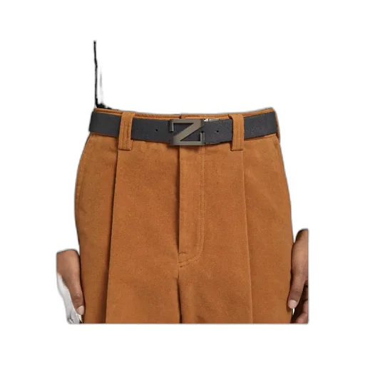 Logo Plaque Reversible Belt