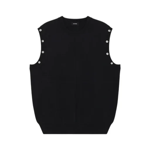 Eyelet Knit Vest