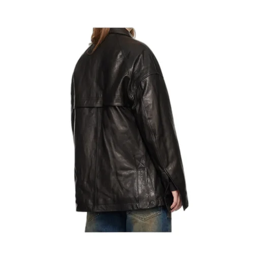 Padded Leather Jacket