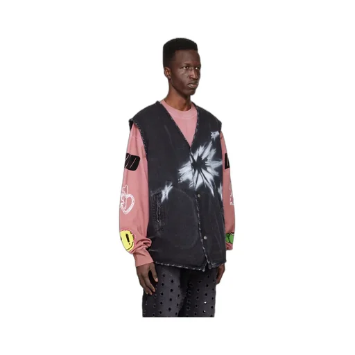 V-Neck Denim Vest