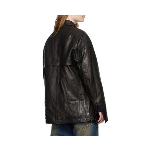 Padded Leather Jacket