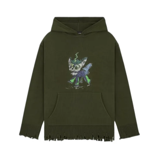 Long-Sleeved Hooded Sweatshirt