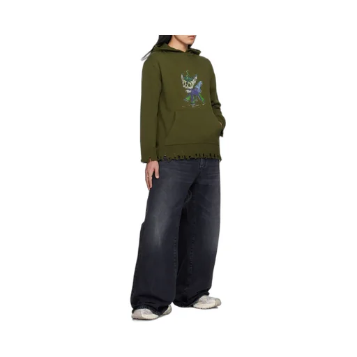 Long-Sleeved Hooded Sweatshirt