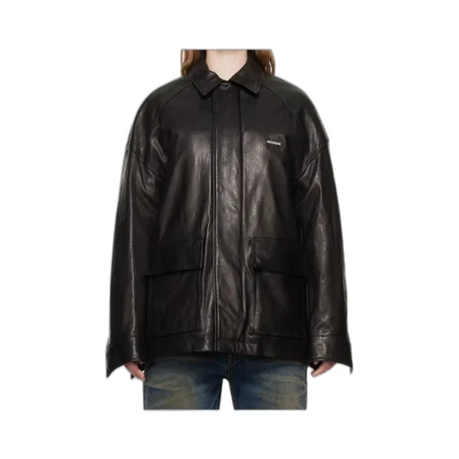 Padded Leather Jacket