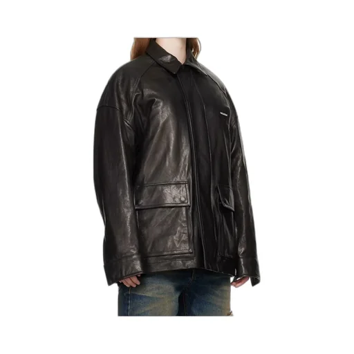 Padded Leather Jacket