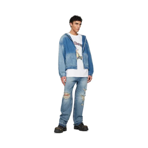 Hooded Denim Jacket