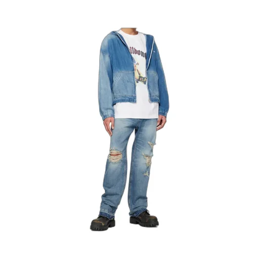 Hooded Denim Jacket