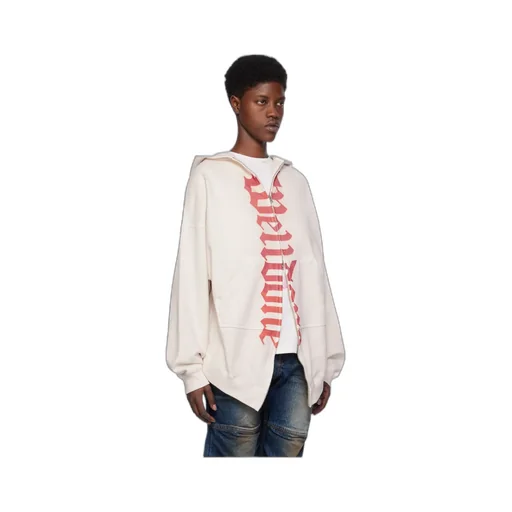 Logo-Print Zip-Up Hoodie