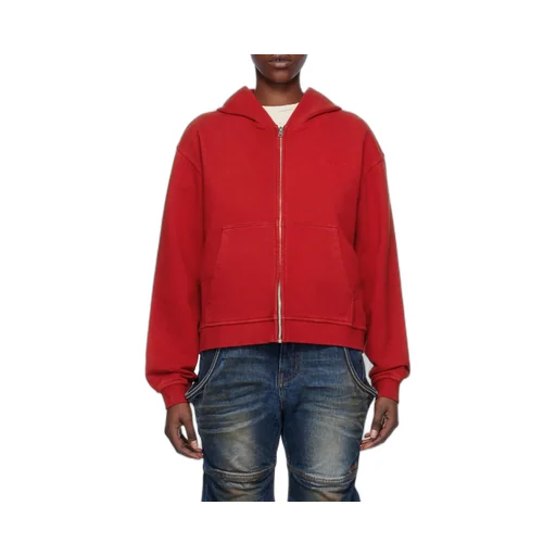 Zipper Hooded Sweater