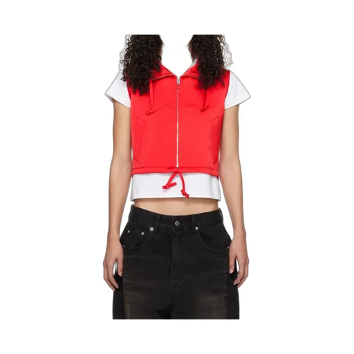 Hooded Zipper Vest