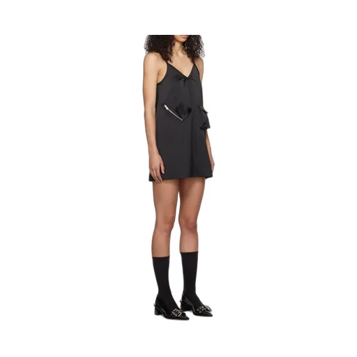 V-Neck Slip Minidress