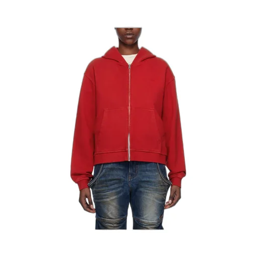 Zipper Hooded Sweater